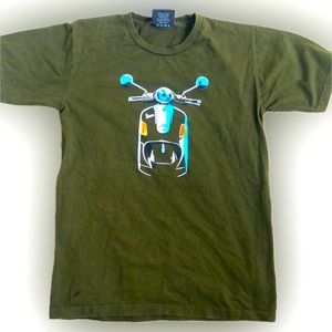 Unfledged | men’s Vespa scooter 🛵 t-shirt